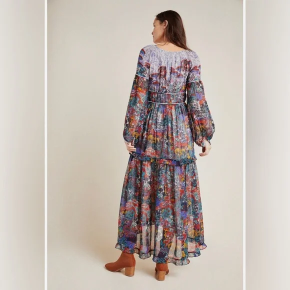 Anthropologie x Maeve Annabella Floral Maxi Dress - Picture 5 of 7